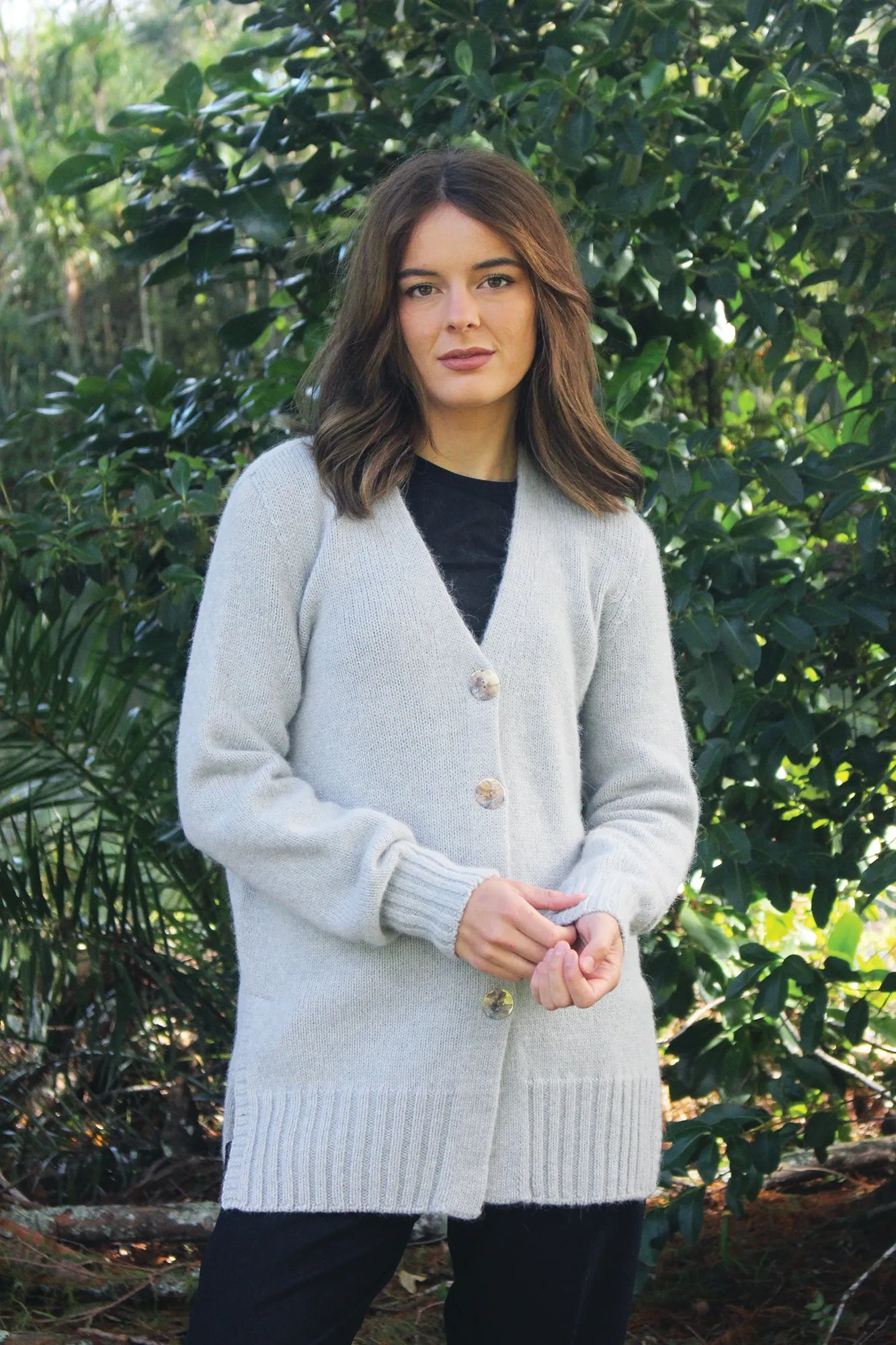 ALPACA PLAIN CARDIGAN