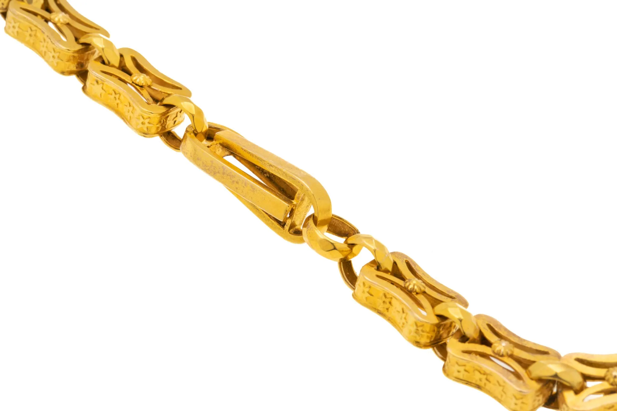 Antique 9ct Gold Fancy Bracelet