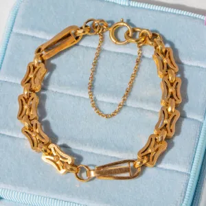 Antique 9ct Gold Fancy Bracelet