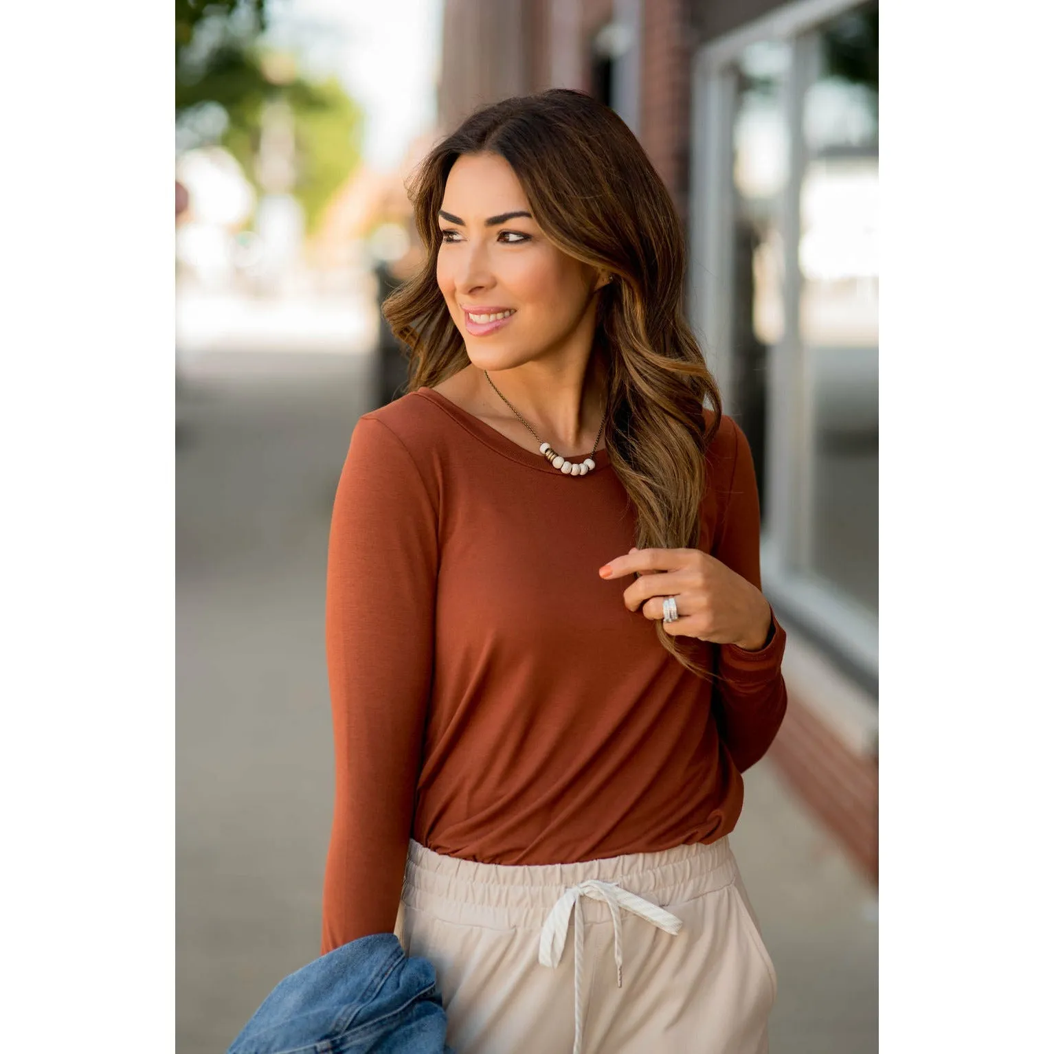 Betsey's Long Sleeve Basic Tee