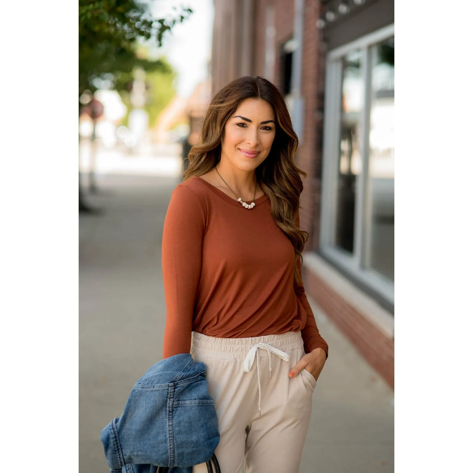 Betsey's Long Sleeve Basic Tee