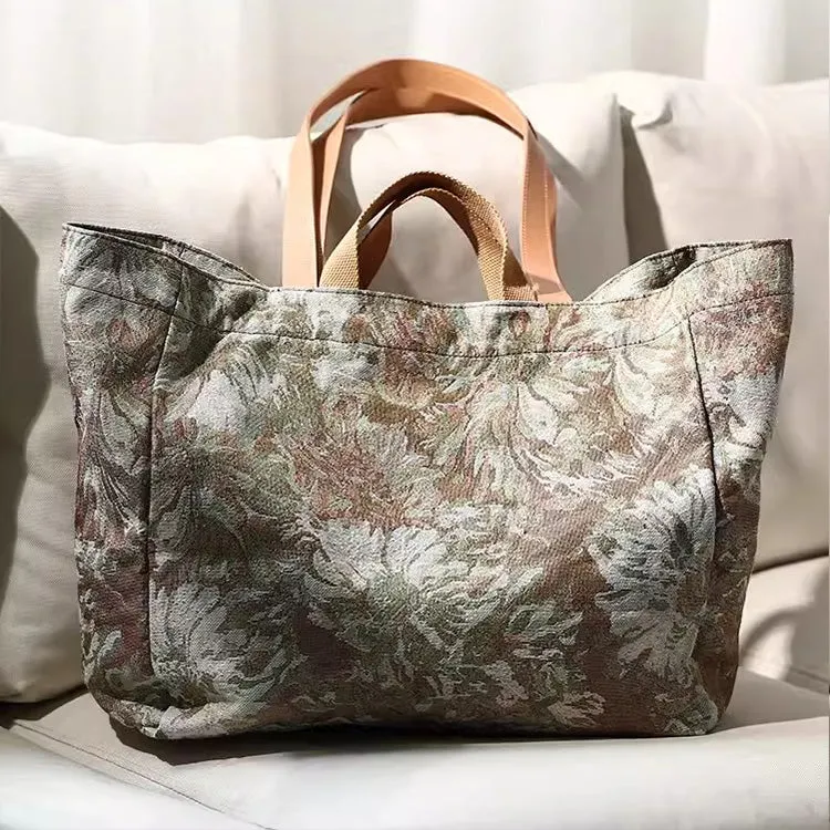 Boho Ladies Trendy Canvas Tote Bags Canvas Shoulder Handbag