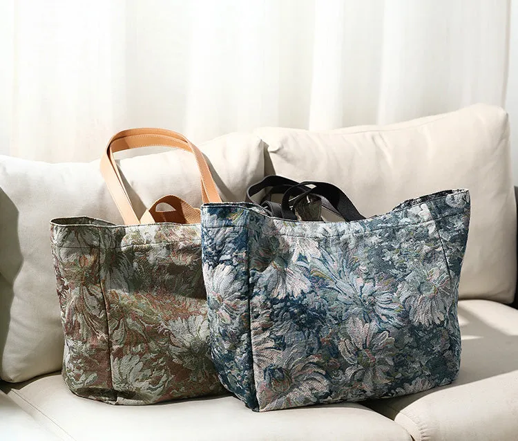 Boho Ladies Trendy Canvas Tote Bags Canvas Shoulder Handbag