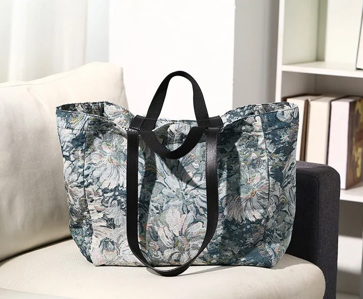 Boho Ladies Trendy Canvas Tote Bags Canvas Shoulder Handbag