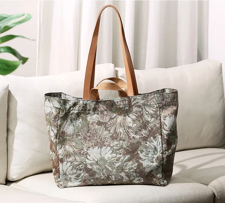 Boho Ladies Trendy Canvas Tote Bags Canvas Shoulder Handbag