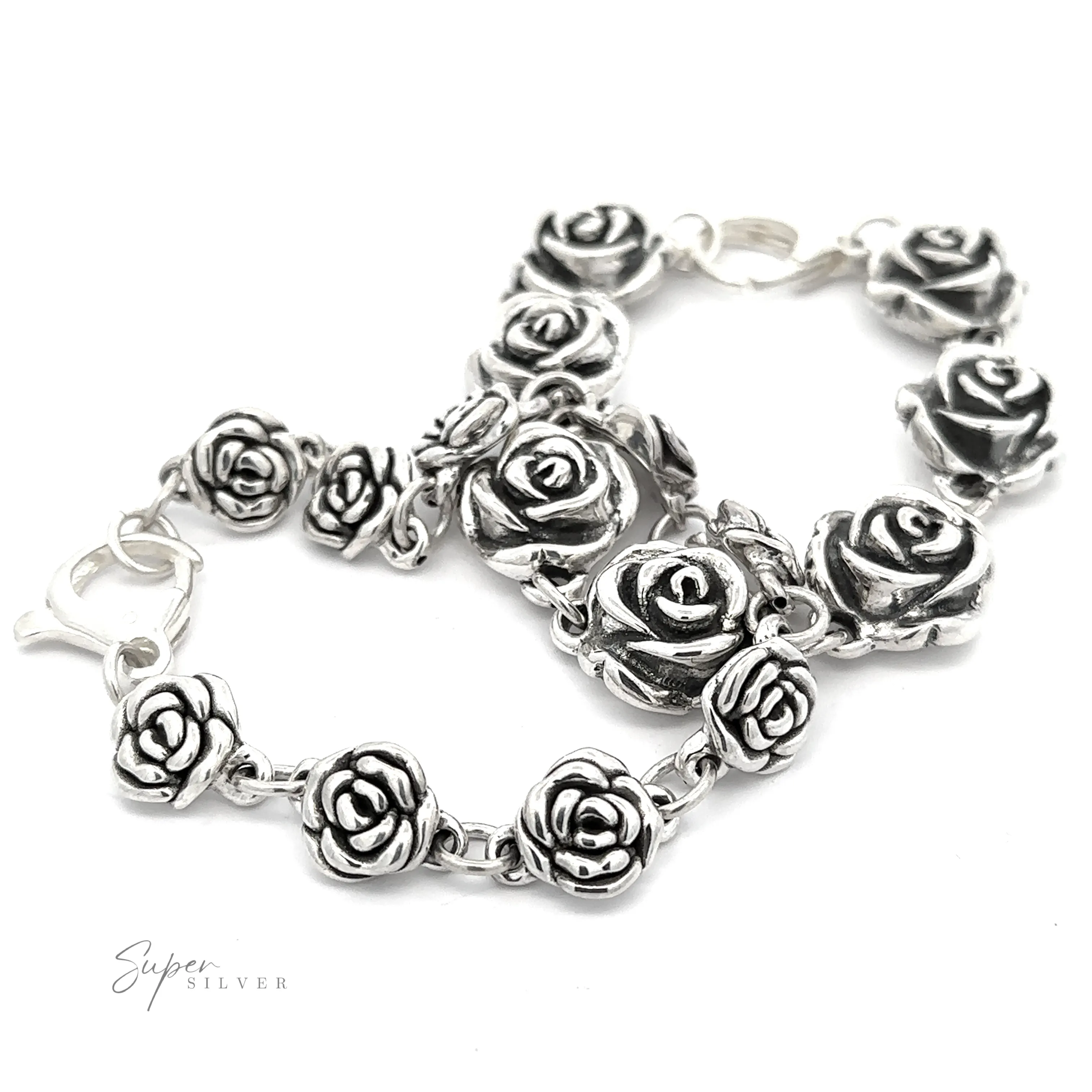 Chic Link Rose Bracelet