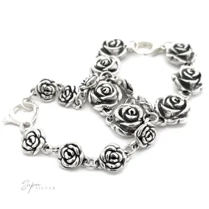 Chic Link Rose Bracelet