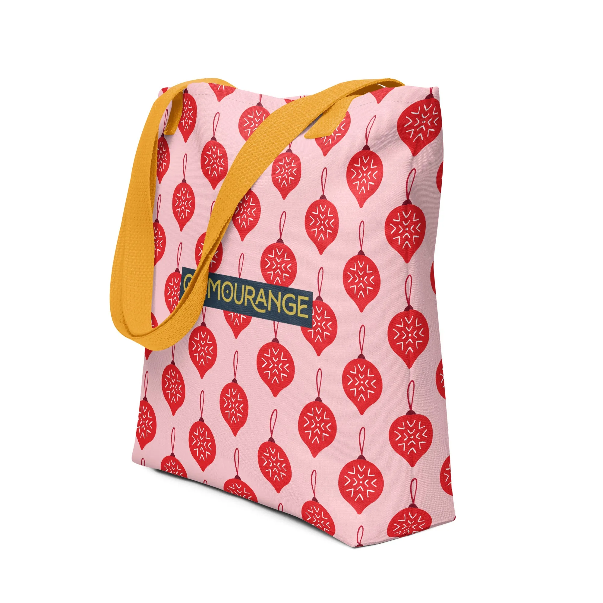 Christmas Tote Bag - Decoration (Glamourange Festive Pattern Christmas Tote Bags)