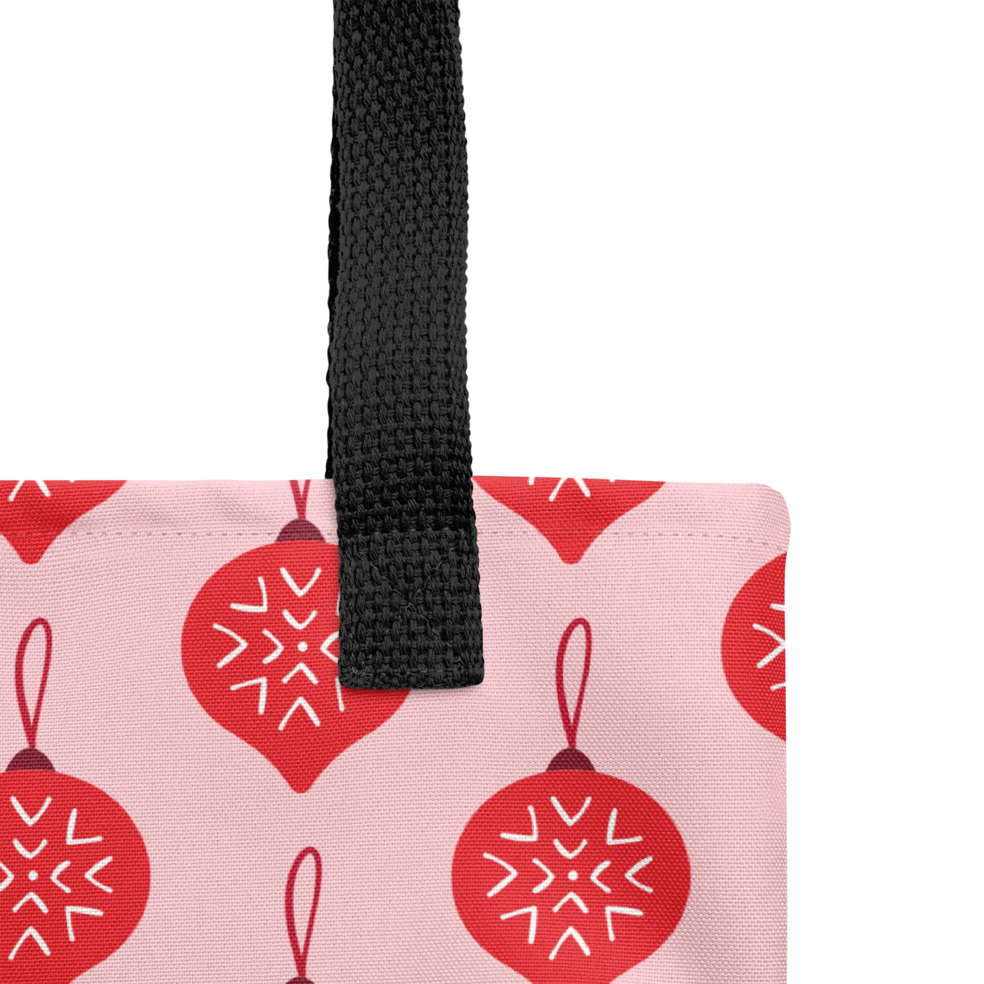 Christmas Tote Bag - Decoration (Glamourange Festive Pattern Christmas Tote Bags)