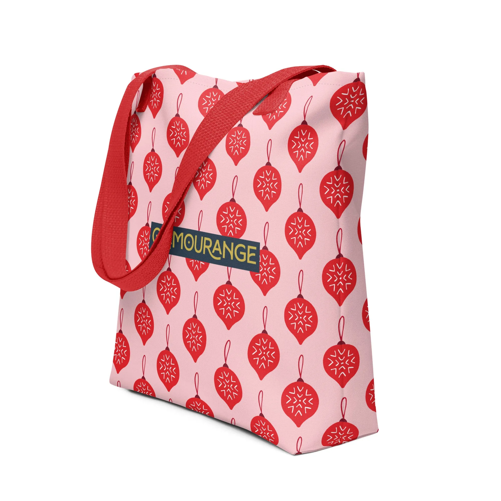 Christmas Tote Bag - Decoration (Glamourange Festive Pattern Christmas Tote Bags)