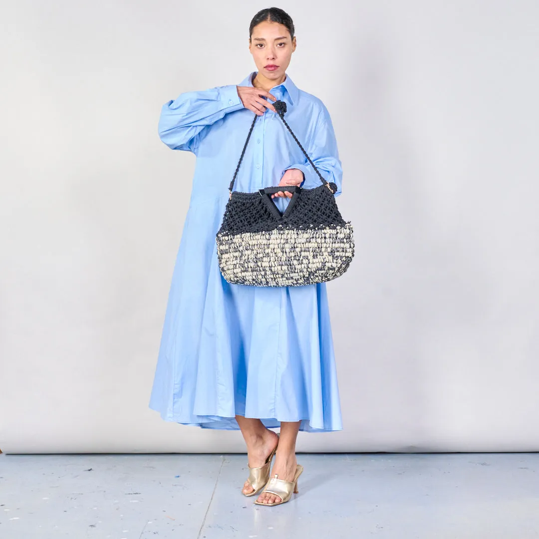 Crochet and woven straw handbags wholesale