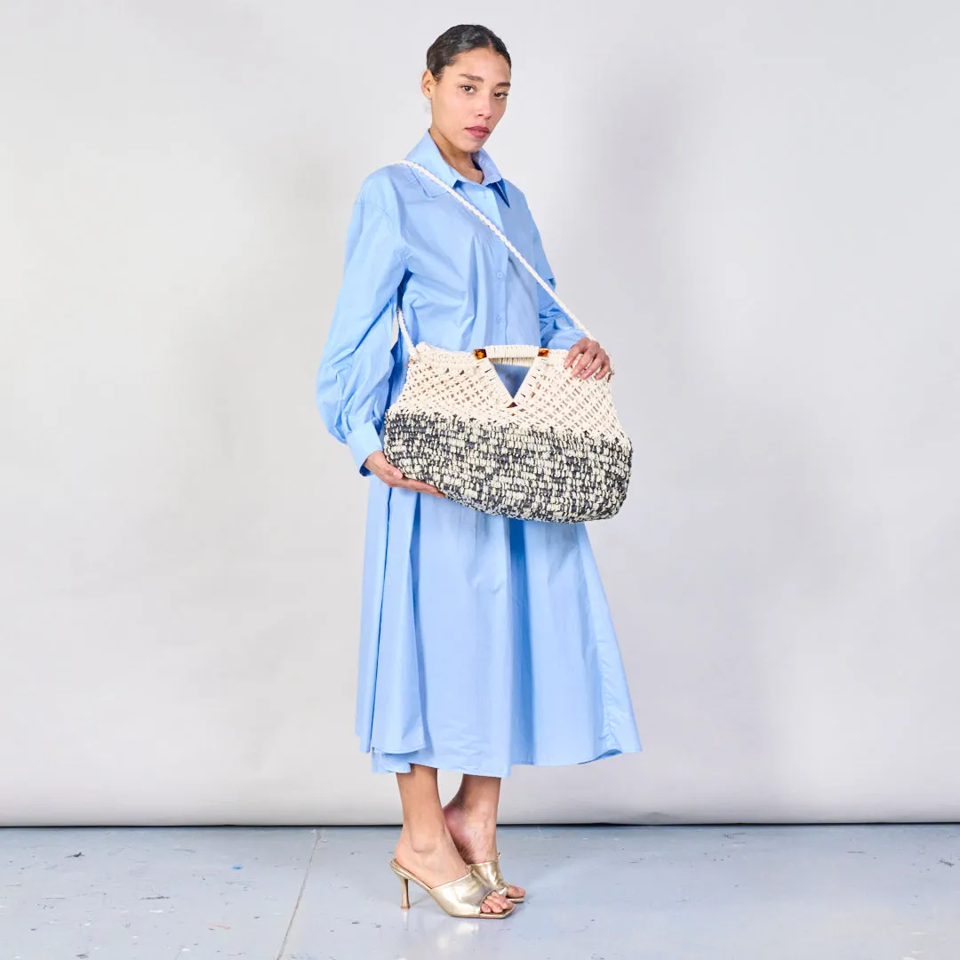 Crochet and woven straw handbags wholesale