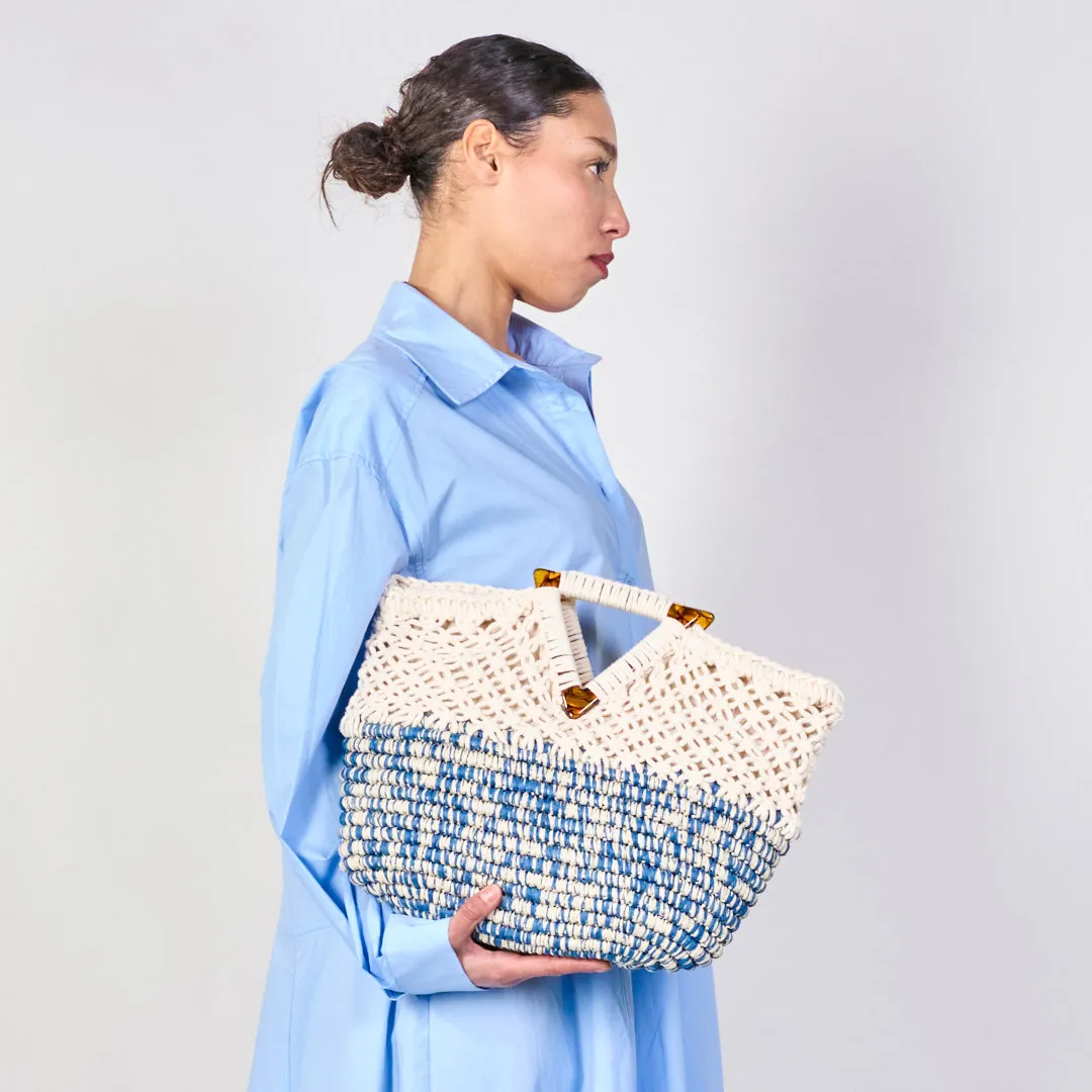 Crochet and woven straw handbags wholesale