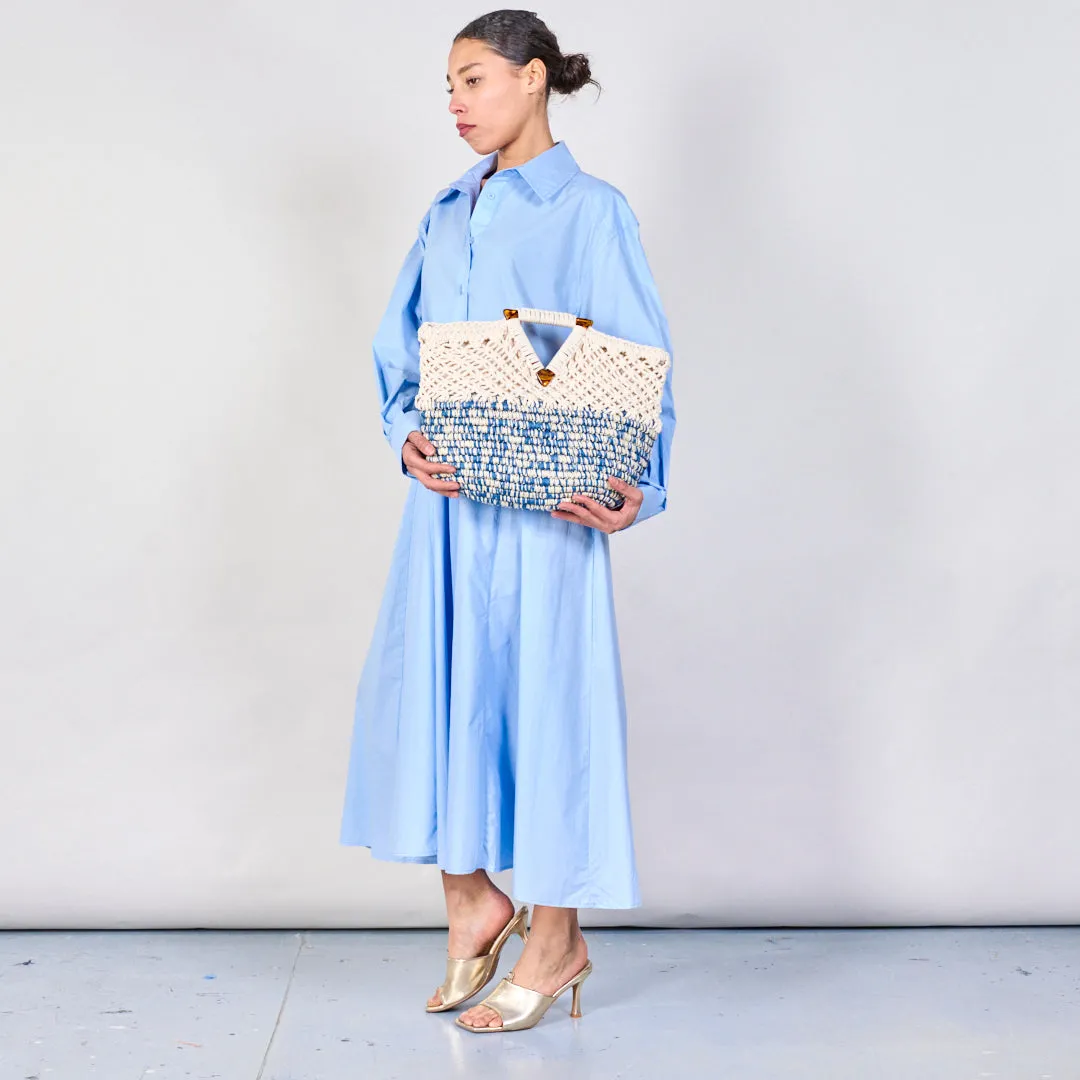 Crochet and woven straw handbags wholesale