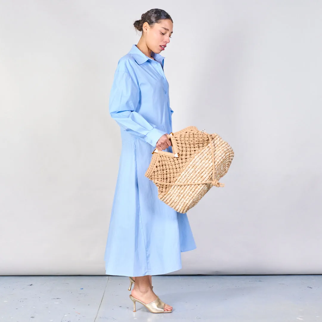 Crochet and woven straw handbags wholesale