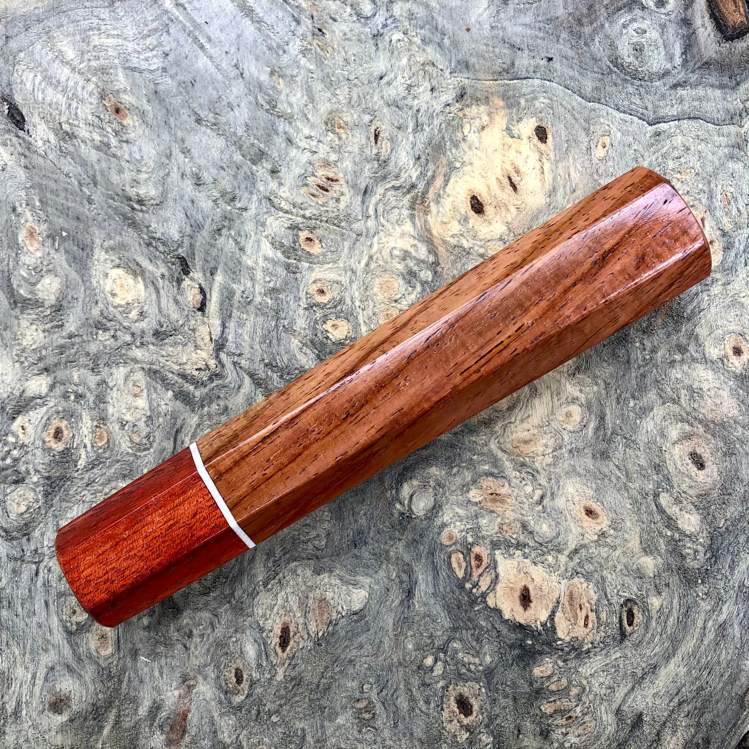 Custom Japanese Knife Handle - Yucatán Rosewood