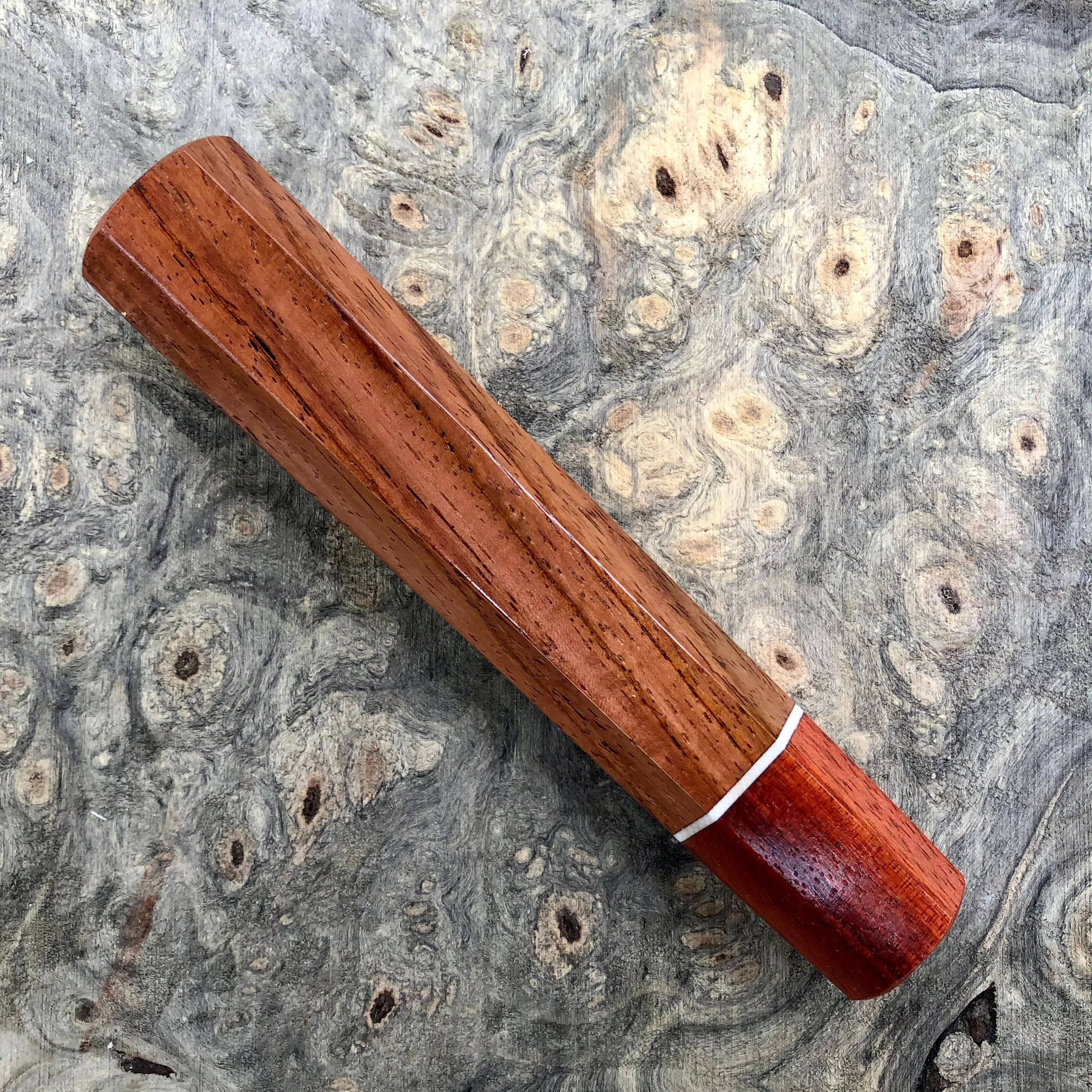 Custom Japanese Knife Handle - Yucatán Rosewood