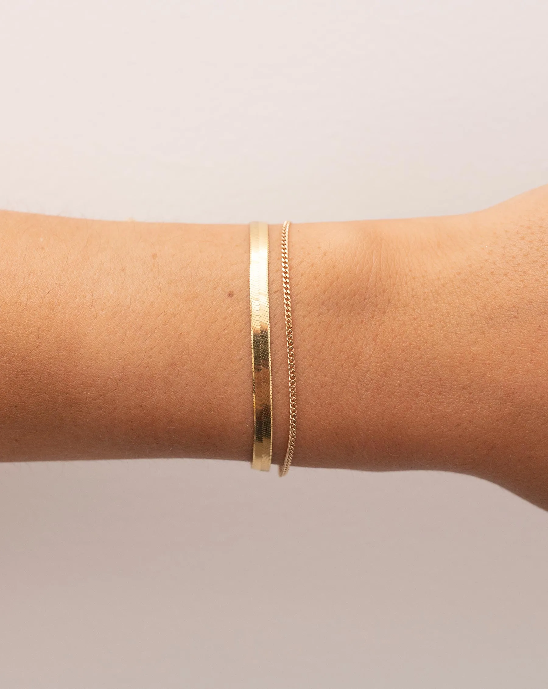 Diamond Cut Curb Chain Bracelet