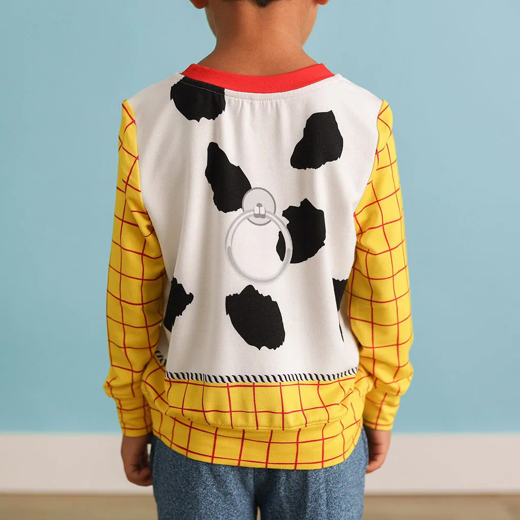 Disney Toy Story Woody French Terry Pullover Sweatshirt