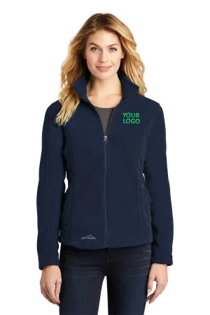 Eddie Bauer Ladies Customized Full-Zip Fleece Jackets, River Blue