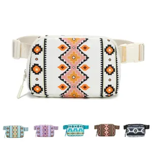 Fashionable Printed Waist Bag