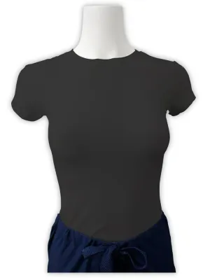 Flexibilitee Women's Crew Neck Short Sleeve Tee | Charcoal