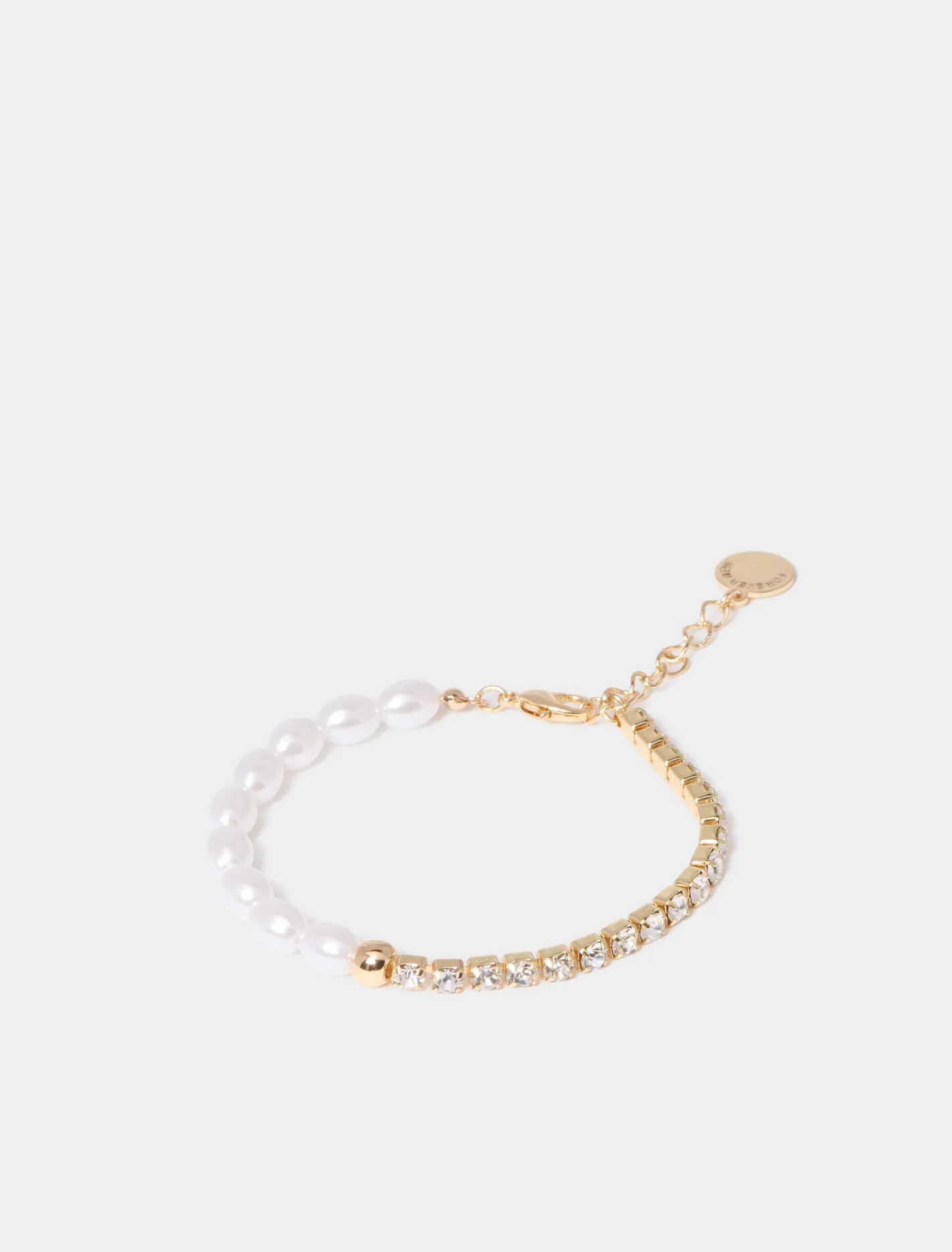 Gigi Glass Pearl Bracelet