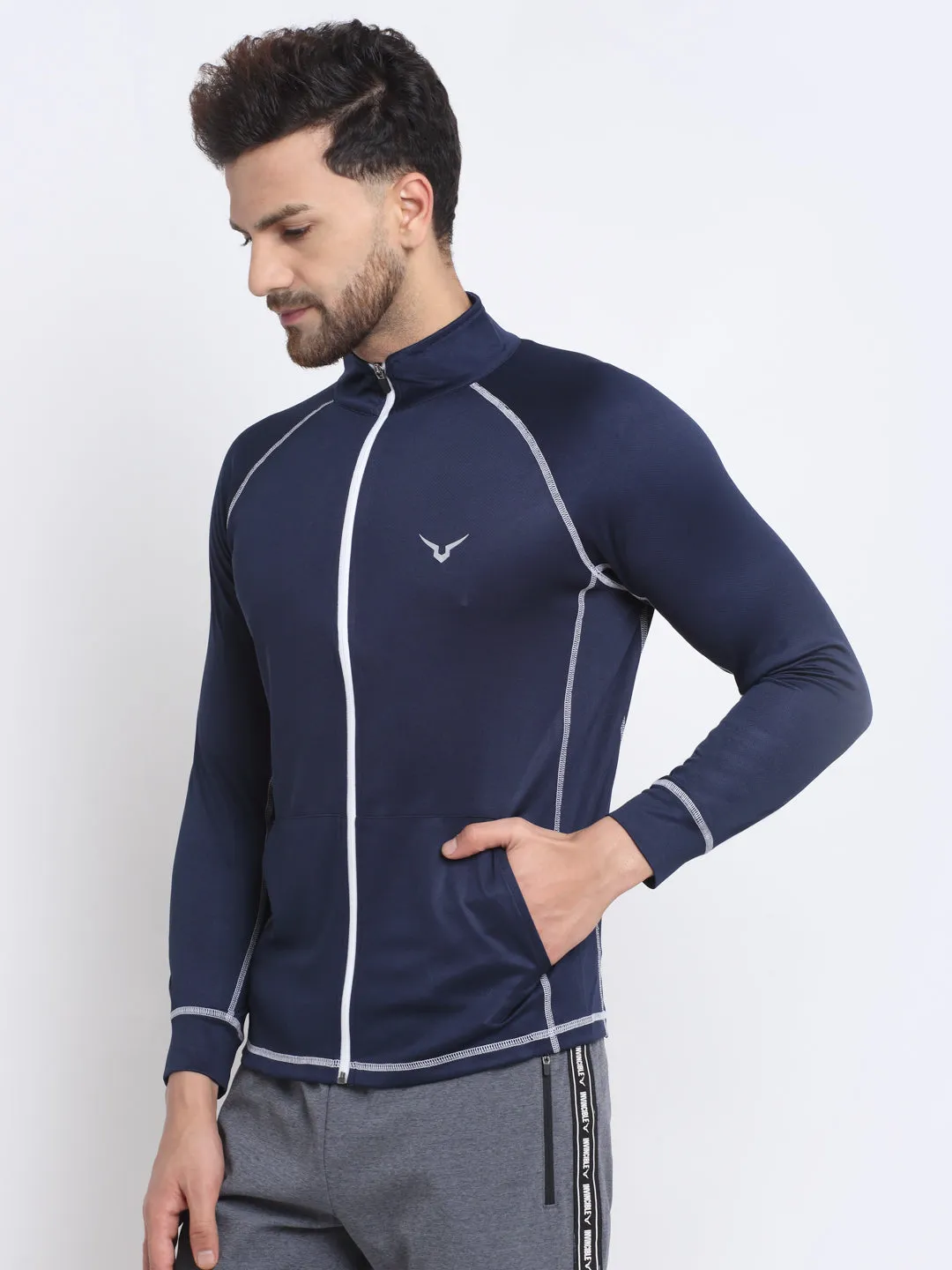 Invincible Men’s Contrast Line Jacket