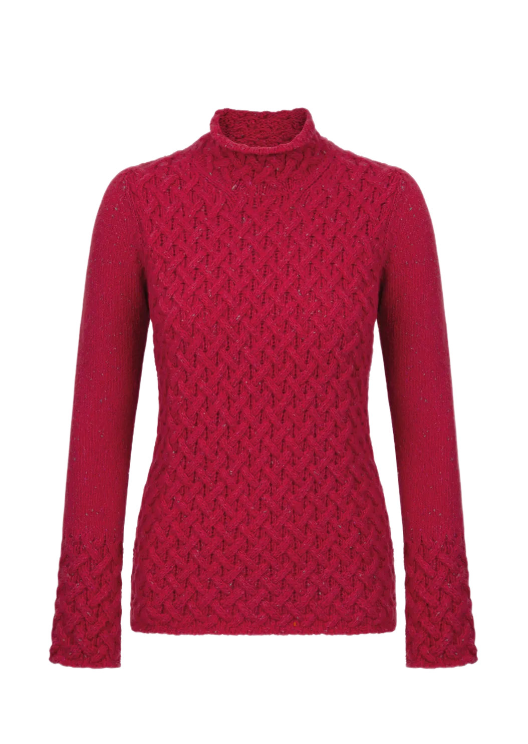 IrelandsEye Women's Trellis Aran Sweater | Bramble Berry