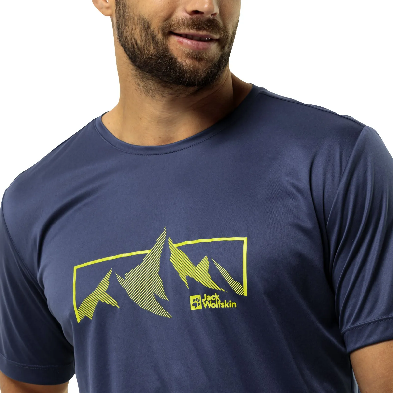 Jack Wolfskin Mens Peak Graphic Short Sleeve T-Shirt
