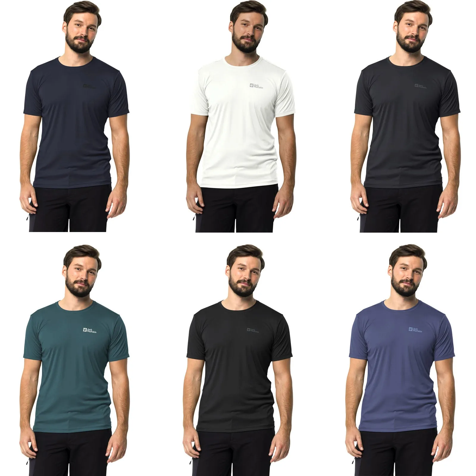 Jack Wolfskin Mens Tech Short Sleeve T-Shirt