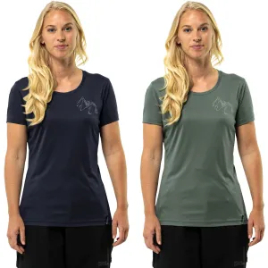 Jack Wolfskin Womens Peak Graphic Short Sleeve T-Shirt