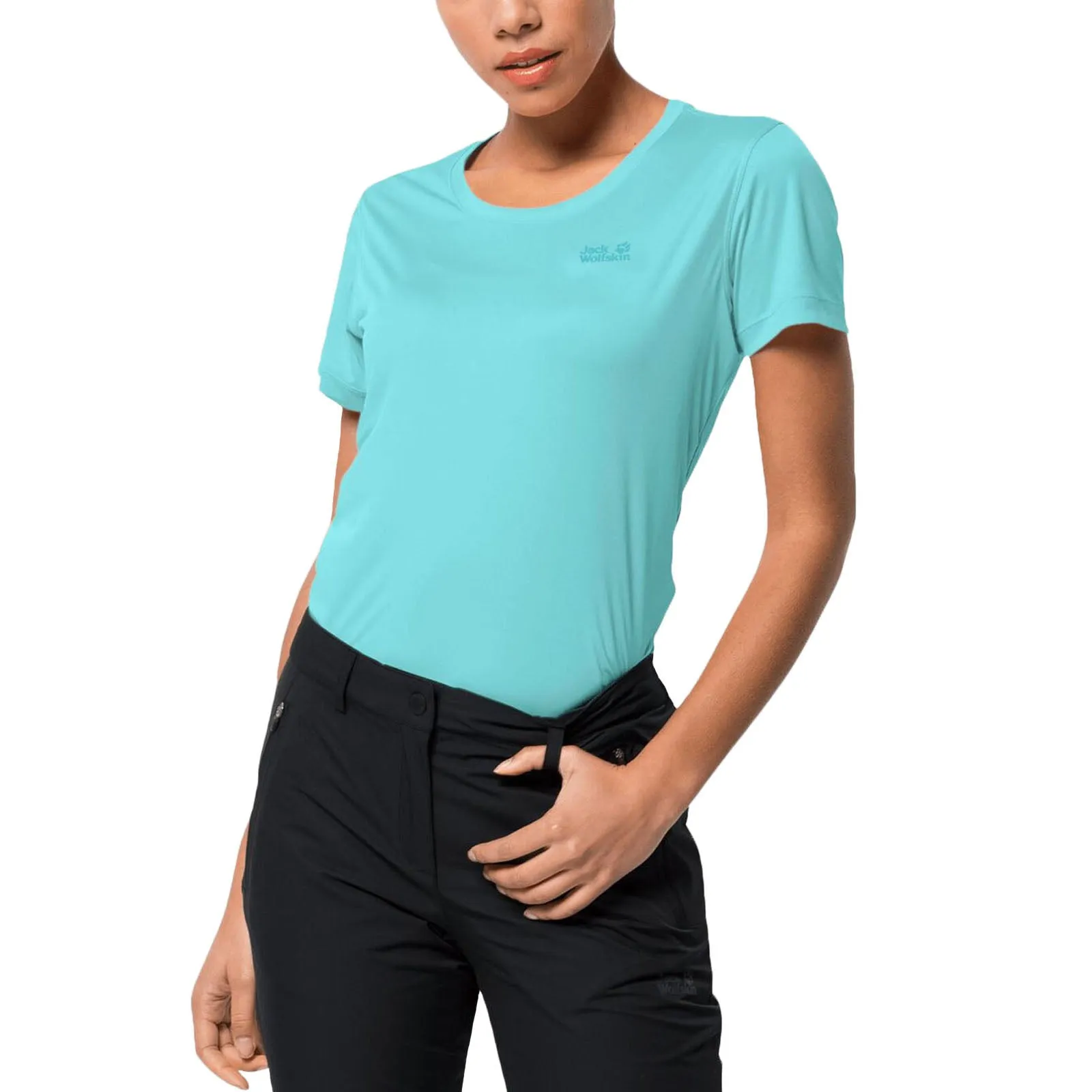 Jack Wolfskin Womens Tech Short Sleeve Quick Dry T-Shirt