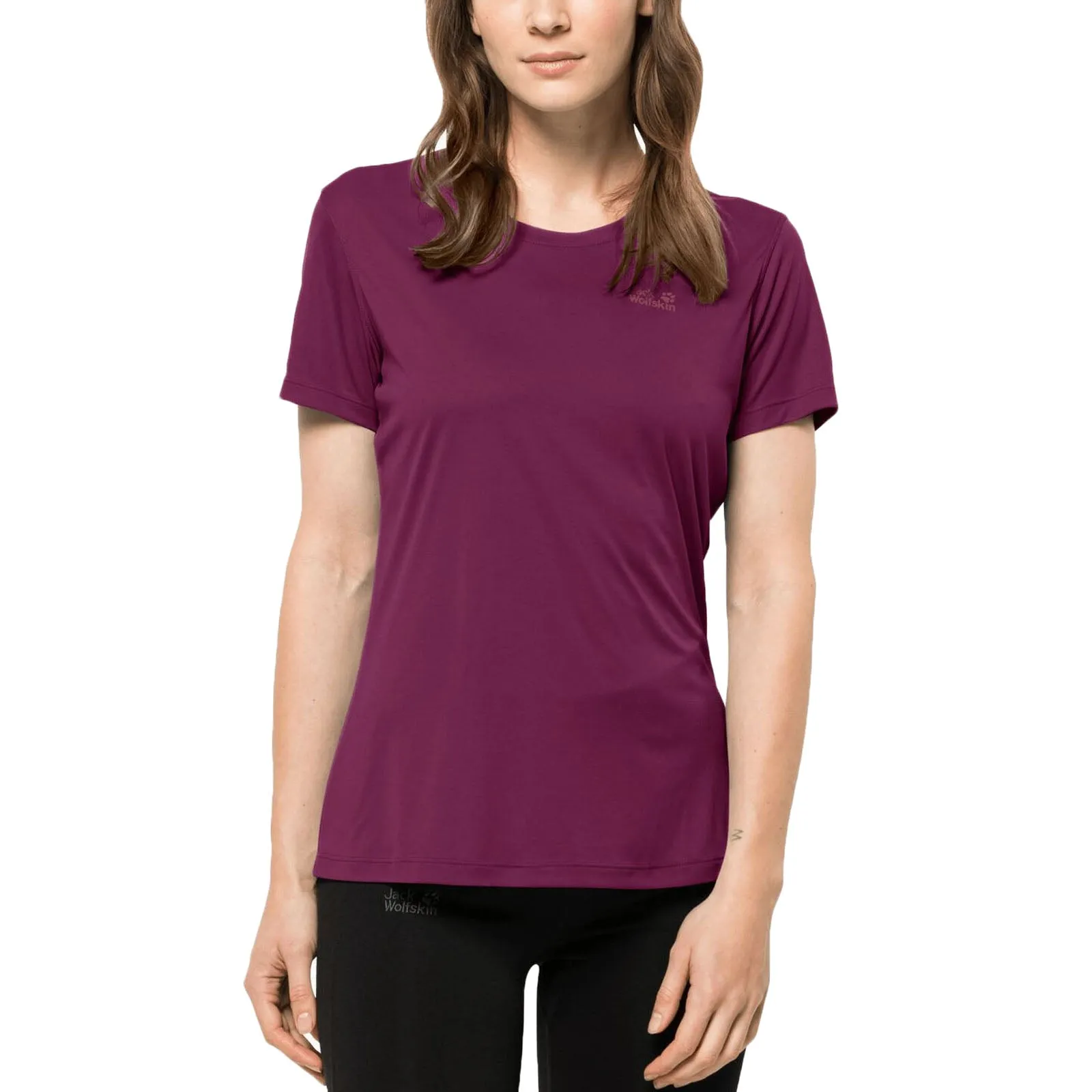 Jack Wolfskin Womens Tech Short Sleeve Quick Dry T-Shirt