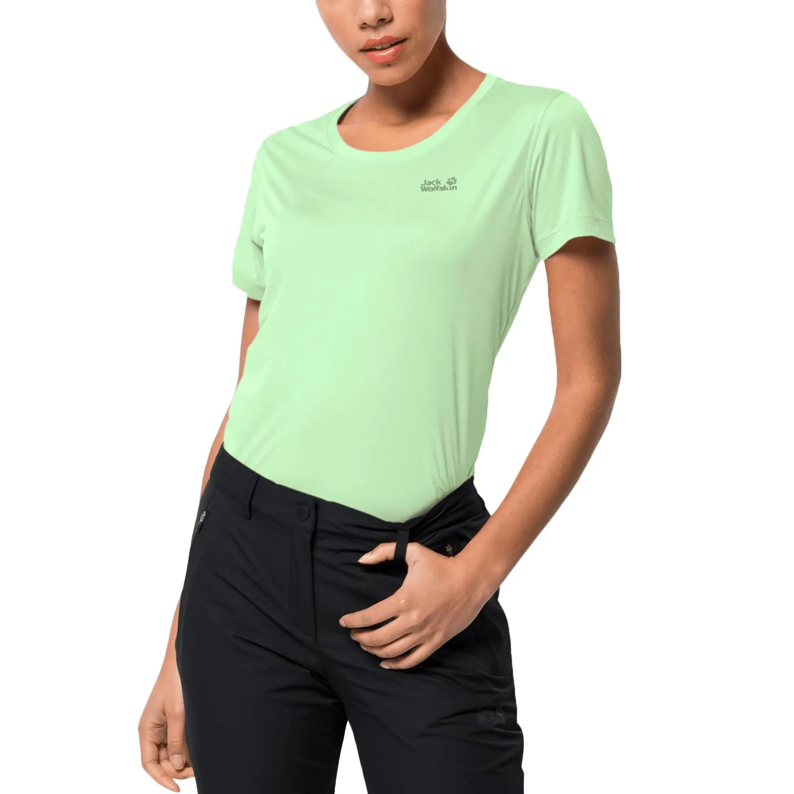 Jack Wolfskin Womens Tech Short Sleeve Quick Dry T-Shirt