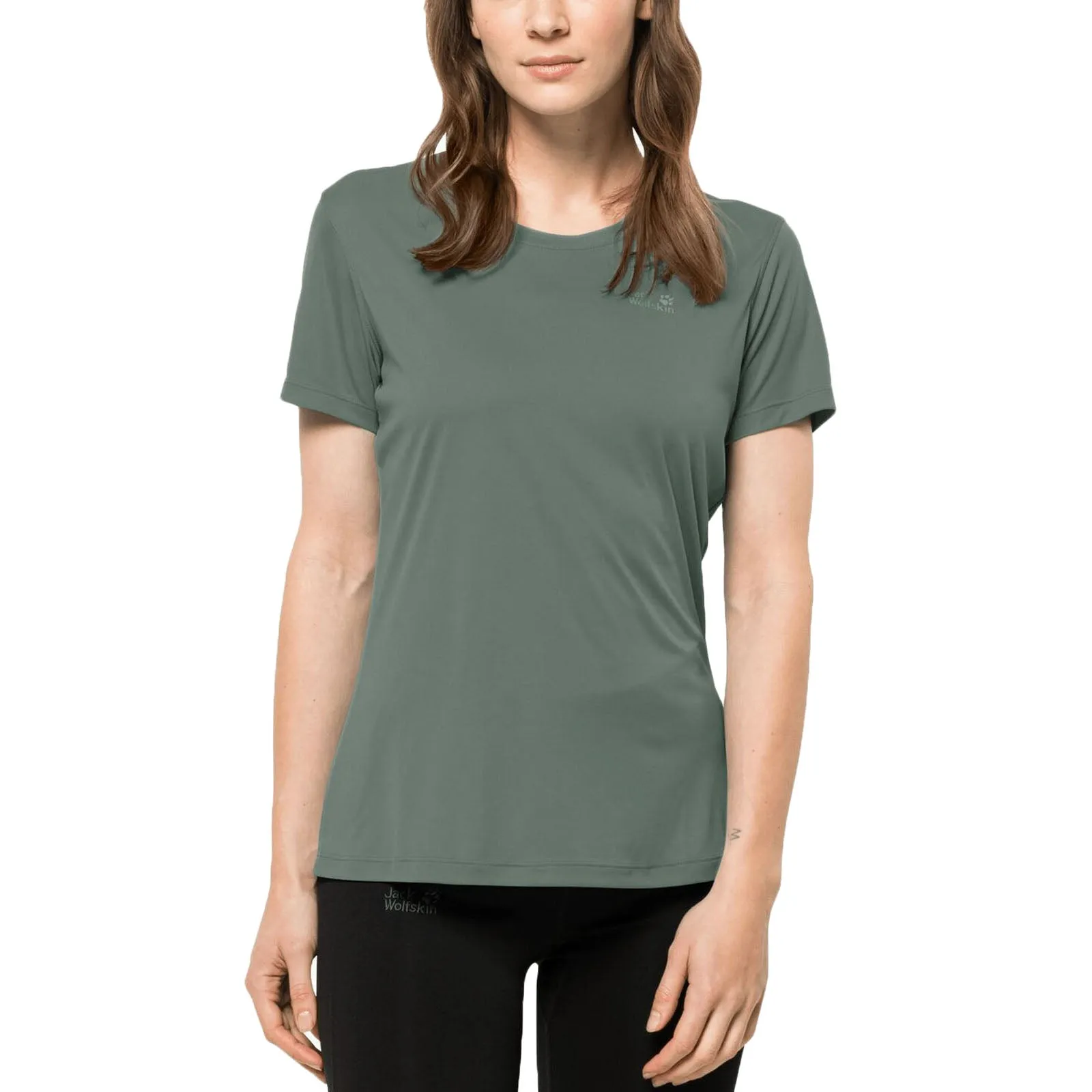 Jack Wolfskin Womens Tech Short Sleeve Quick Dry T-Shirt