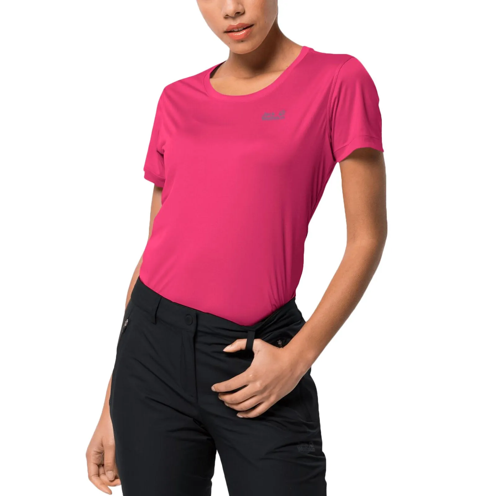 Jack Wolfskin Womens Tech Short Sleeve Quick Dry T-Shirt