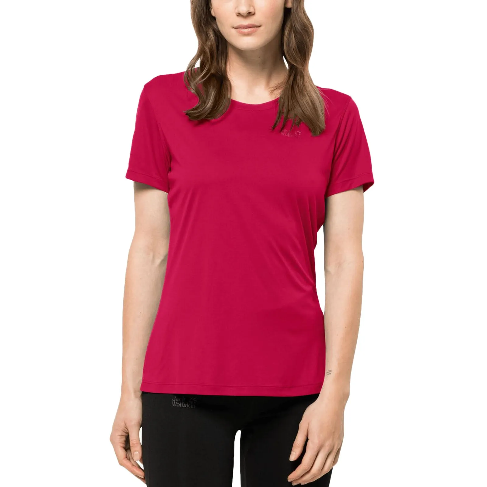 Jack Wolfskin Womens Tech Short Sleeve Quick Dry T-Shirt