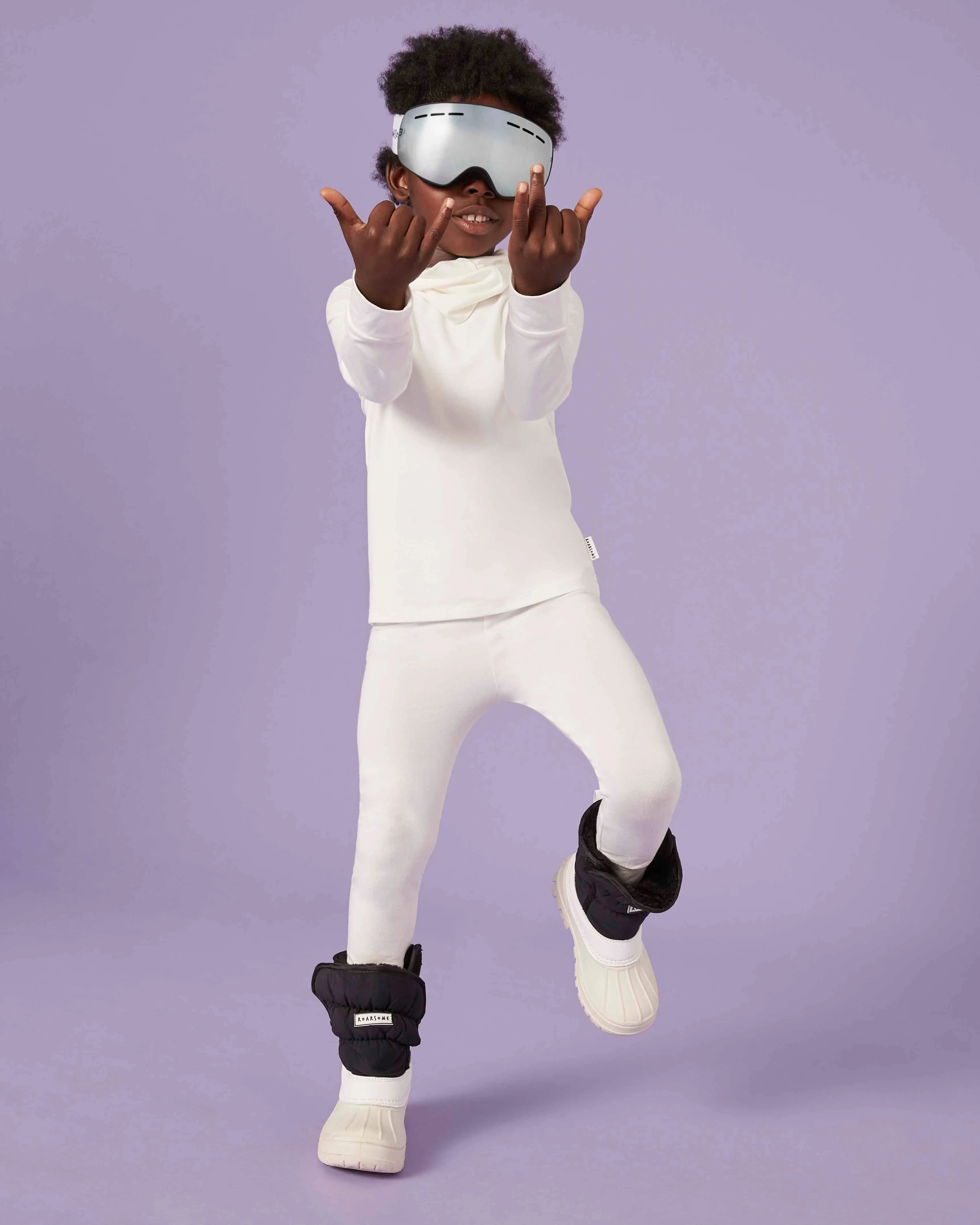 Kids Base Layers - Frost White