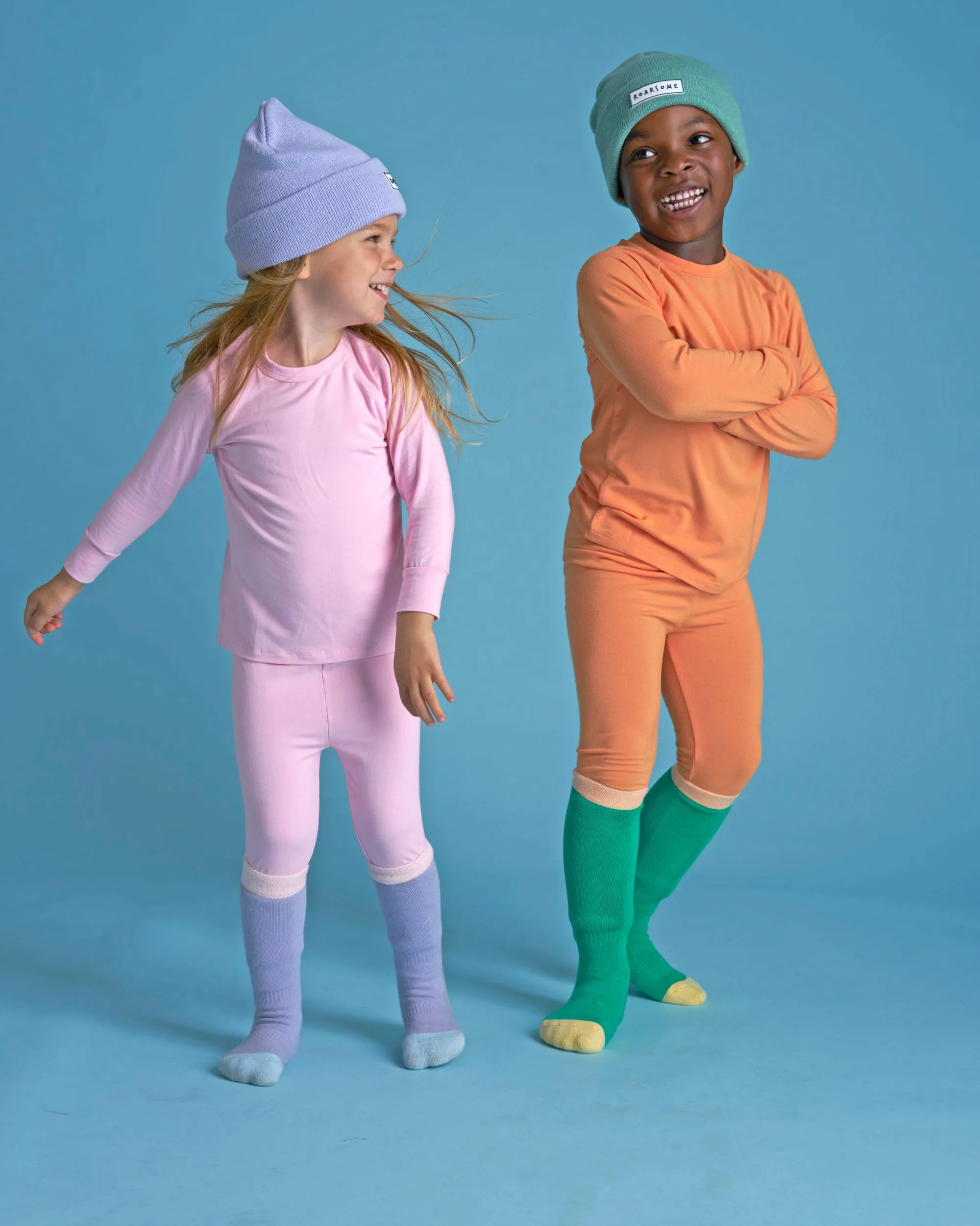 Kids Base Layers - Marshmallow Pink
