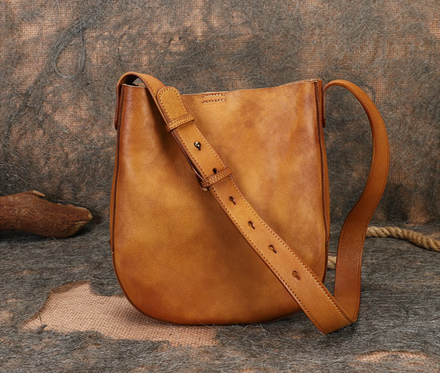 Ladies Trendy Shoulder Bags Genuine Leather Tote Bags For Women