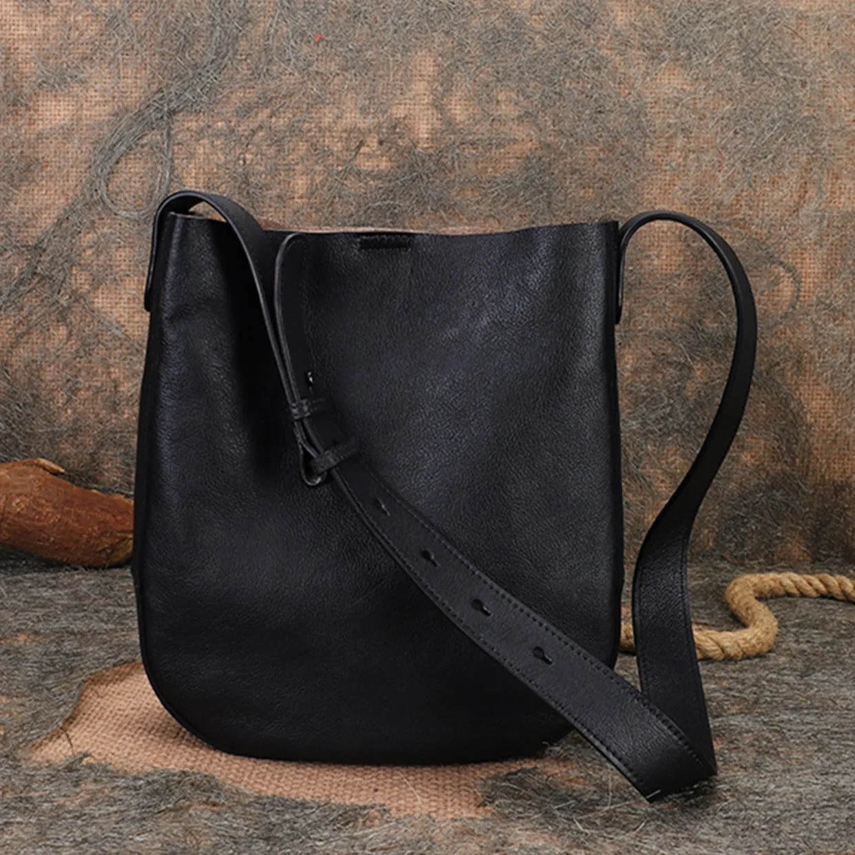 Ladies Trendy Shoulder Bags Genuine Leather Tote Bags For Women