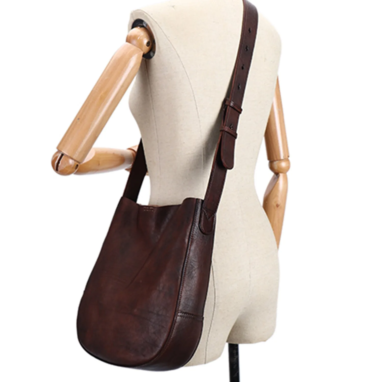 Ladies Trendy Shoulder Bags Genuine Leather Tote Bags For Women