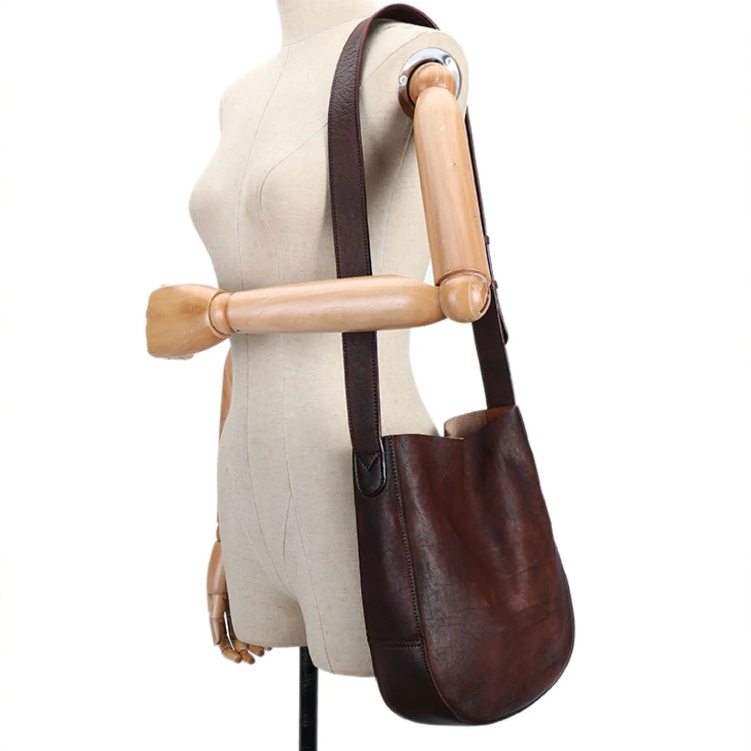 Ladies Trendy Shoulder Bags Genuine Leather Tote Bags For Women