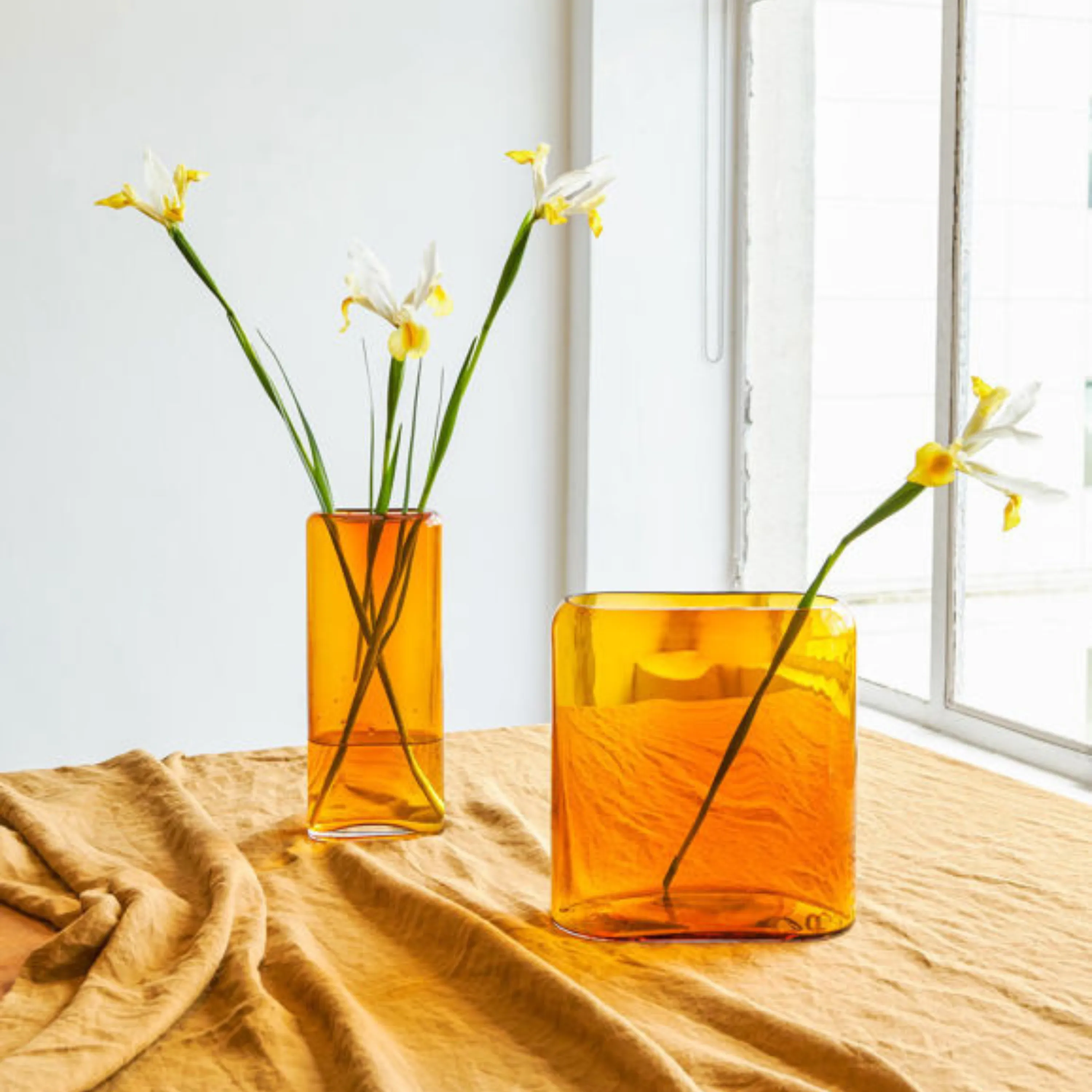 Layers Vase Medium - Amber