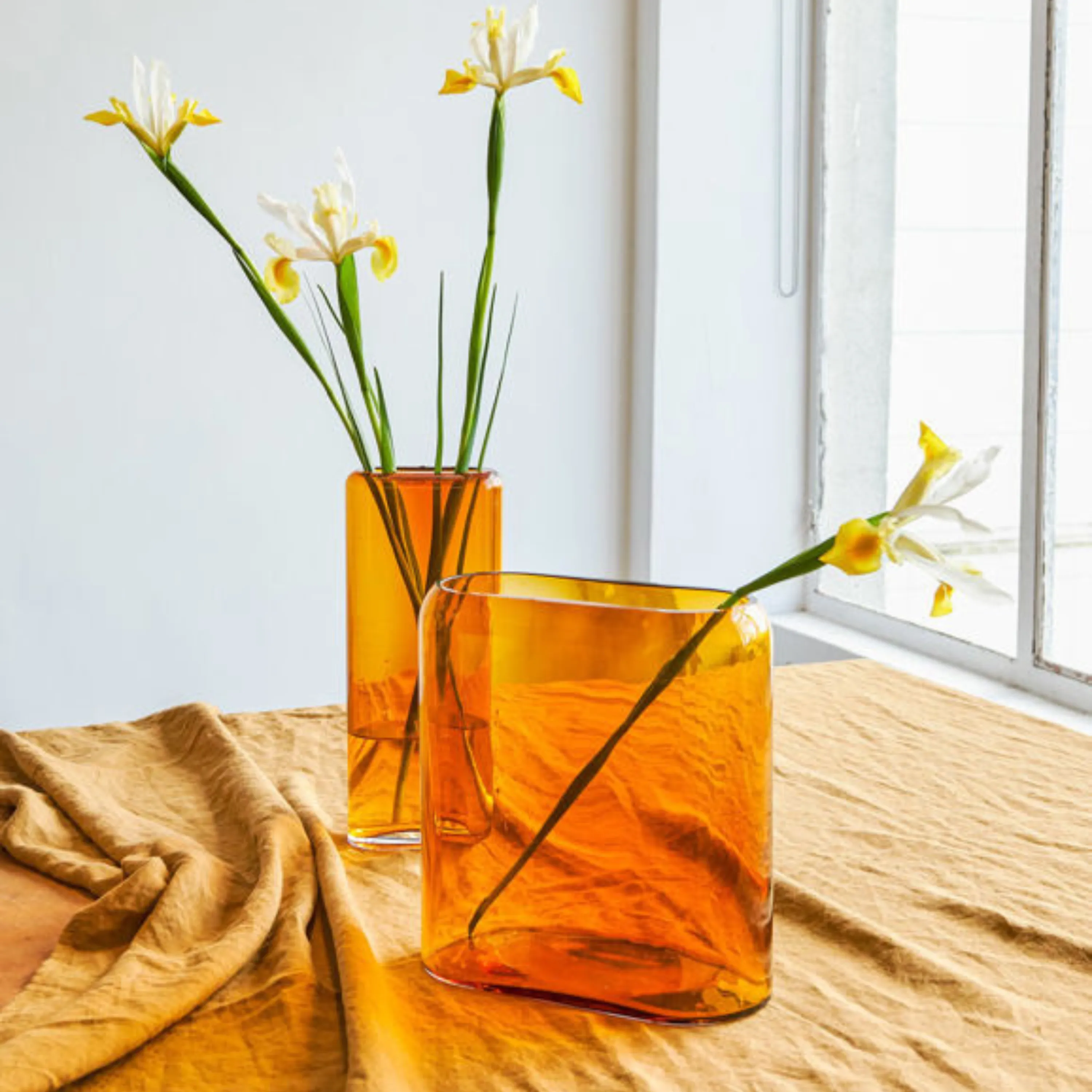 Layers Vase Medium - Amber