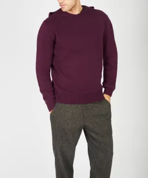 Luxe Jersey Hoodie Currant