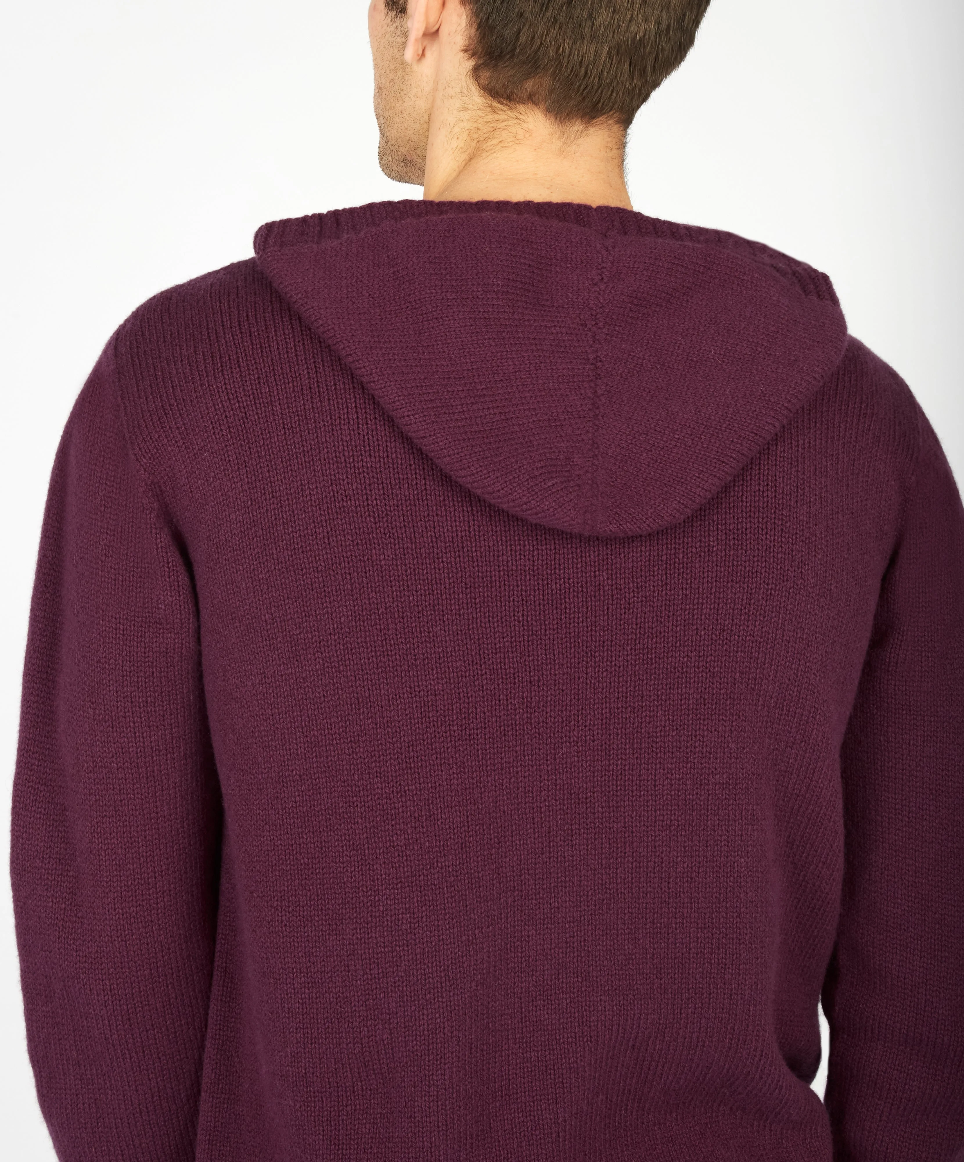 Luxe Jersey Hoodie Currant