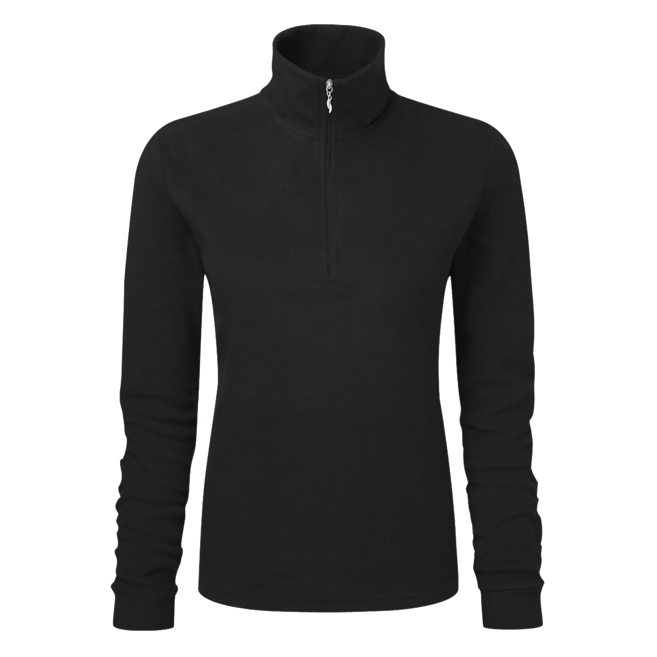 Manbi Womens Microfleece Zip Black
