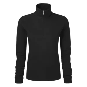 Manbi Womens Microfleece Zip Black